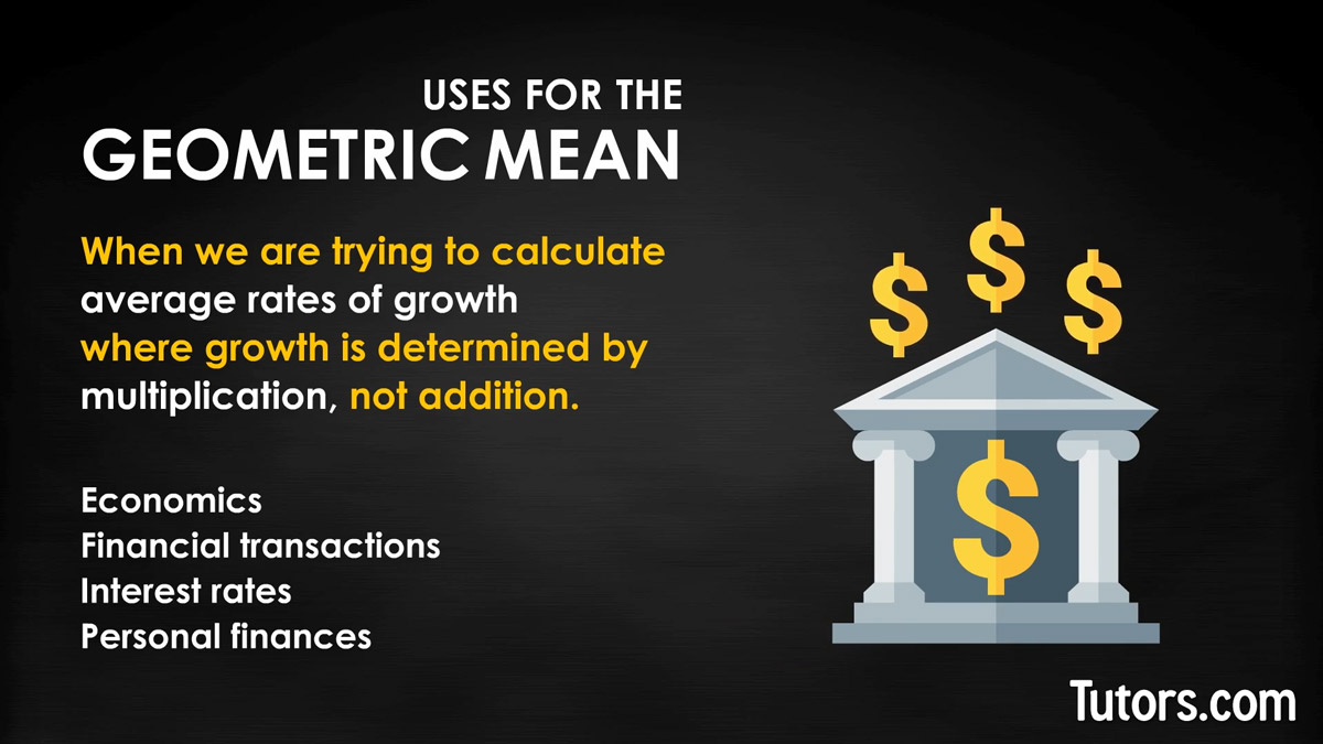 Geometric Mean Uses