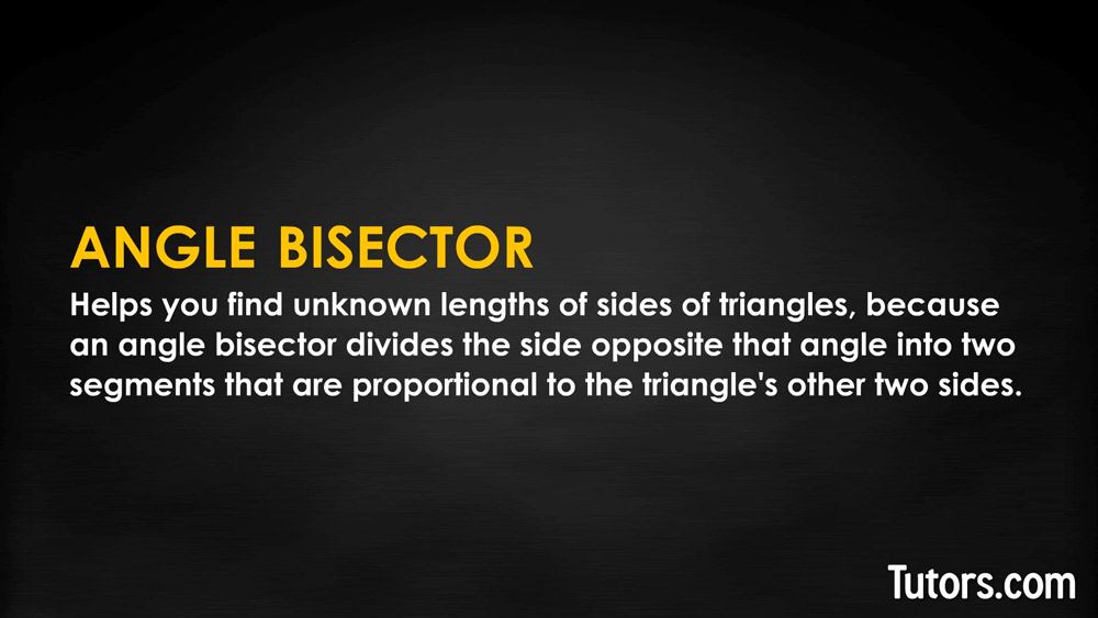 Angle Bisector Definition