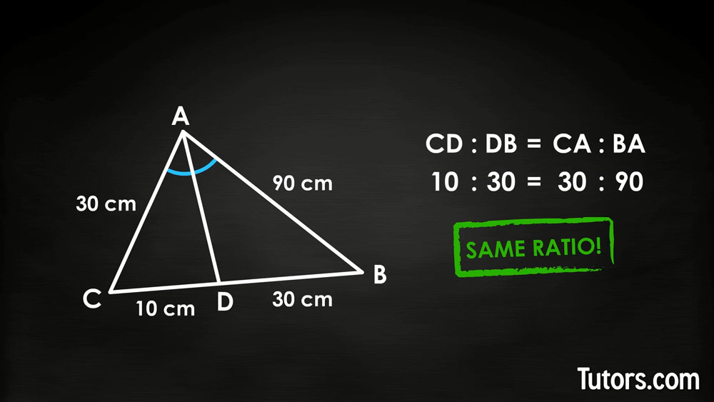 Angle Bisector Theorem Examples