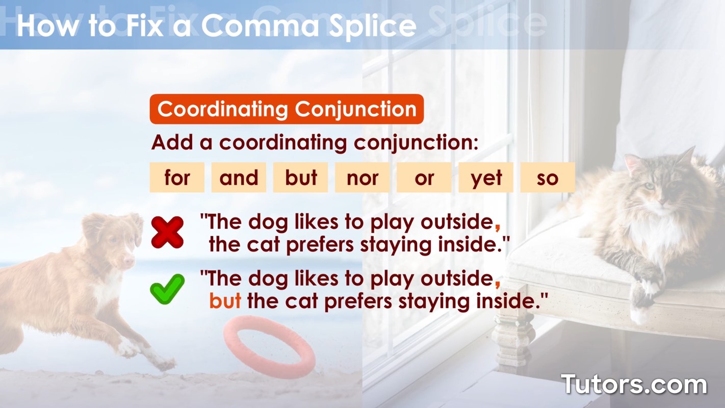 Comma Splice Examples And How To Fix Them