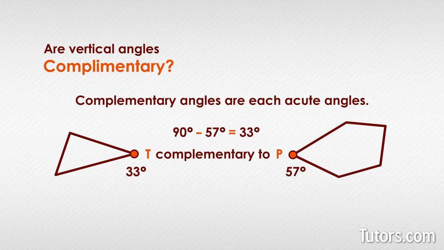 Complementary angles example