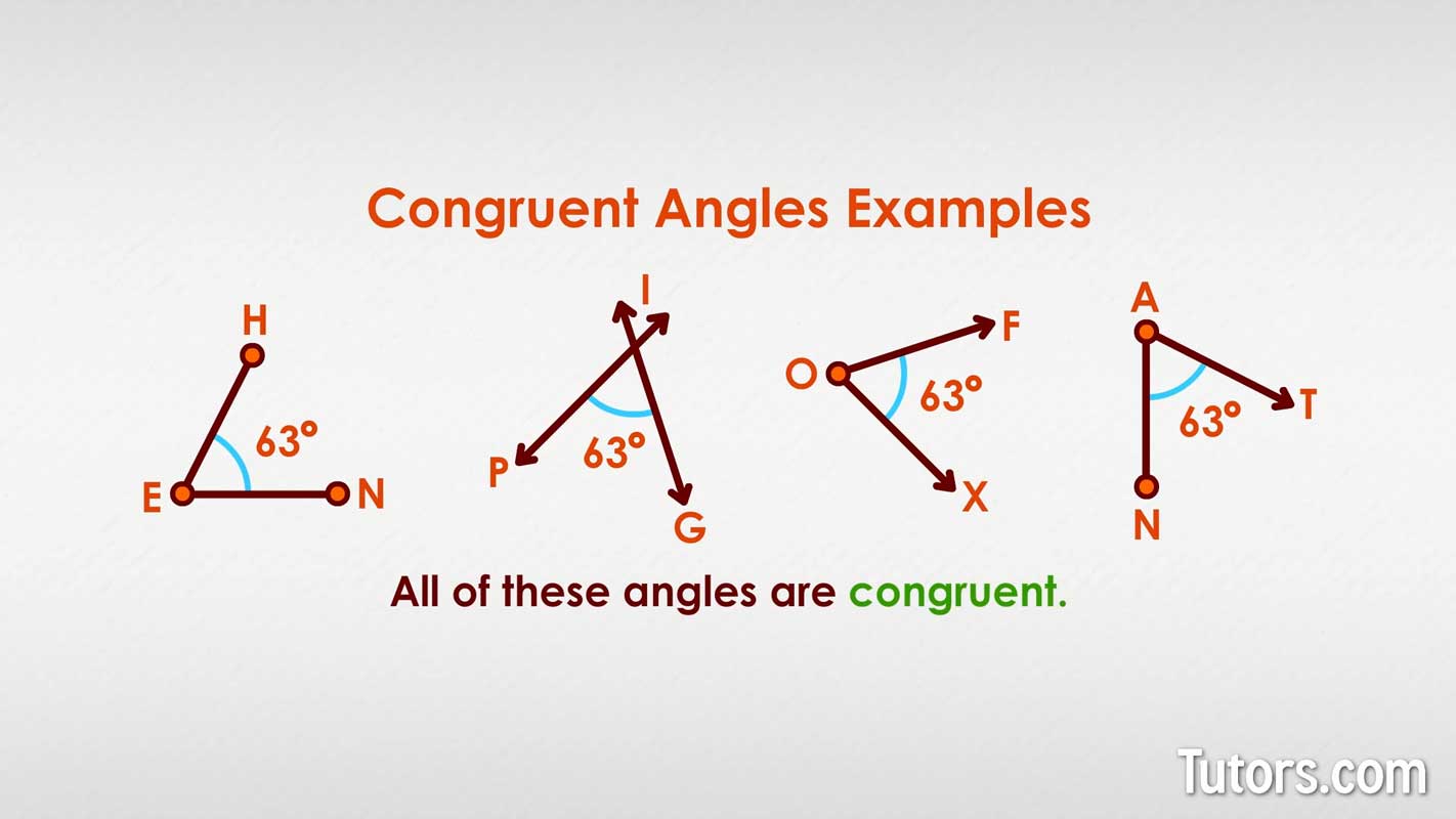 Congruent Angles Definition Examples (Video), 52% OFF