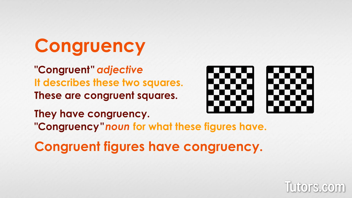 What does outlet congruent mean