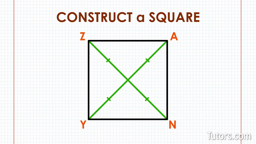 How to construct a square