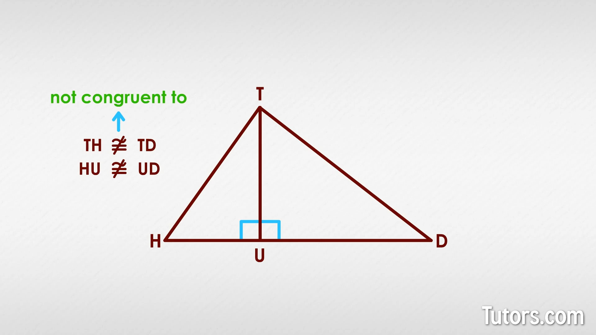 Converse of the Perpendicular Bisector Theorem Example