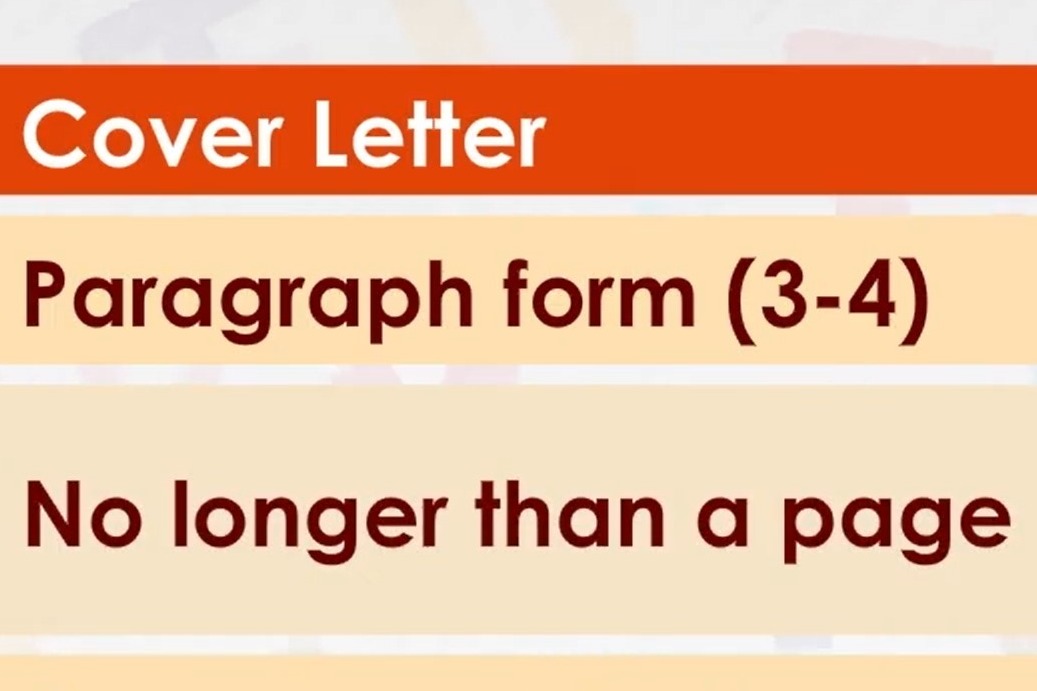 Cover letter