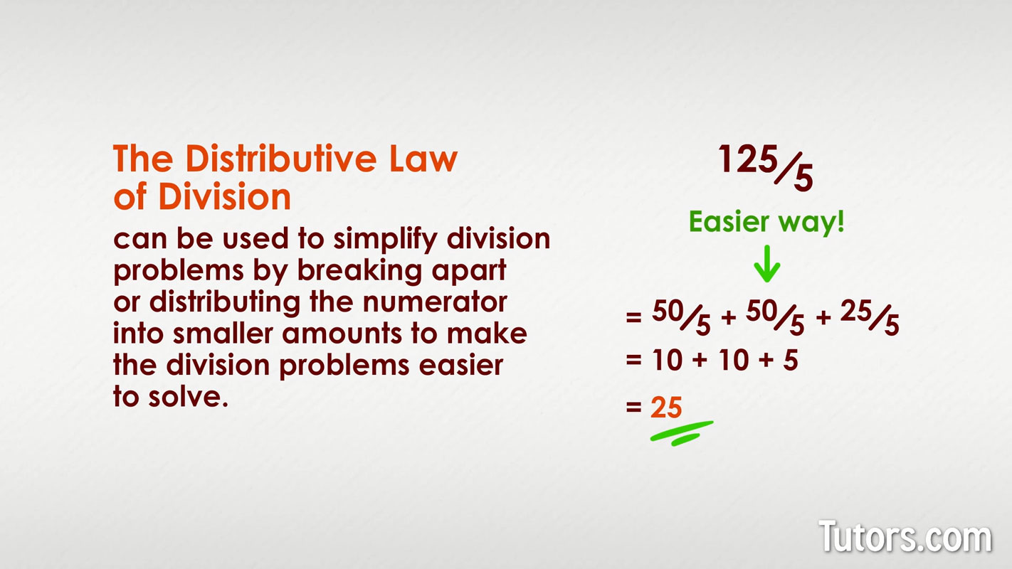 Distributive Property of Multiplication and Division - Definition & Solved  Examples