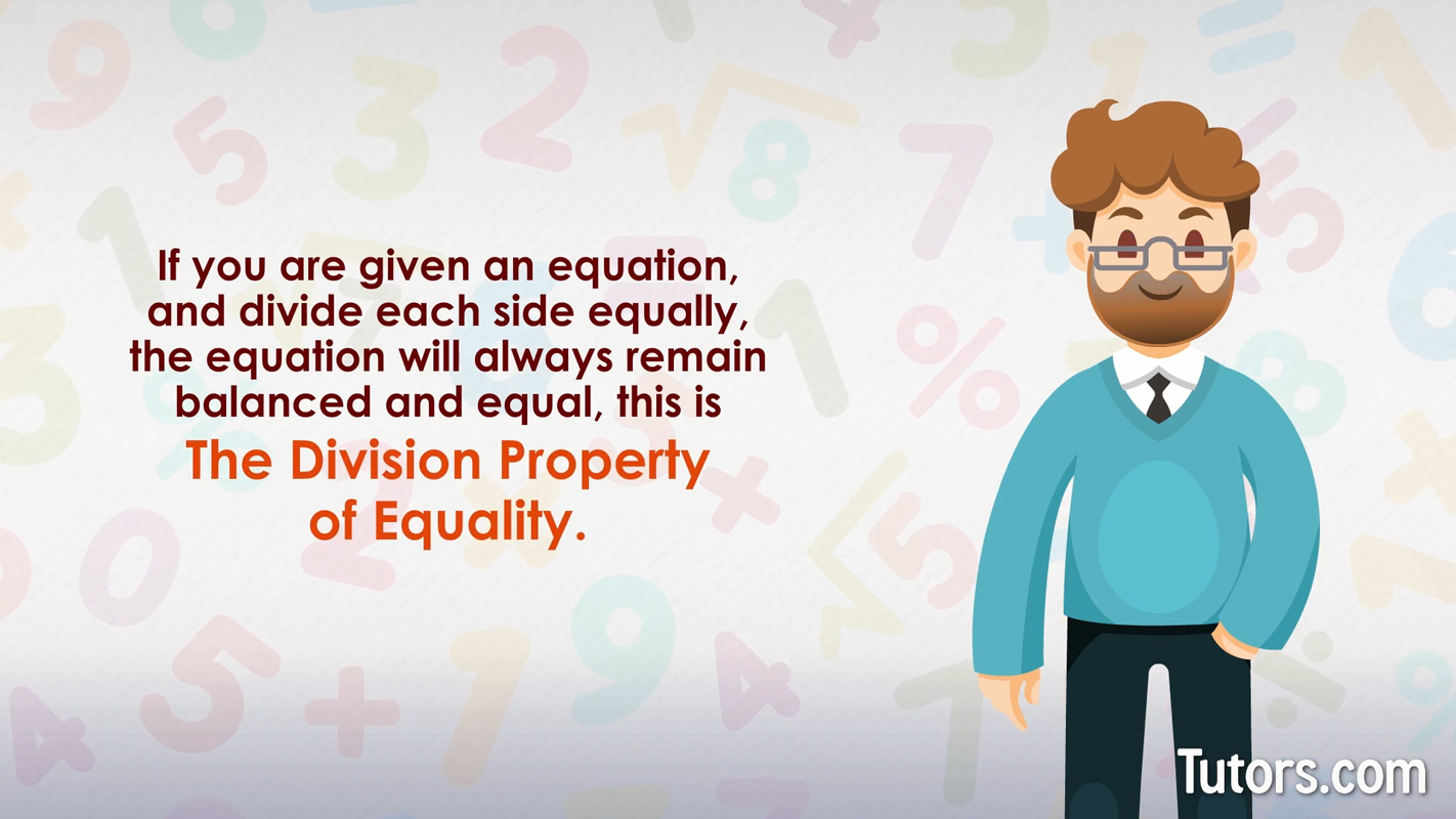 Division property of equality definition