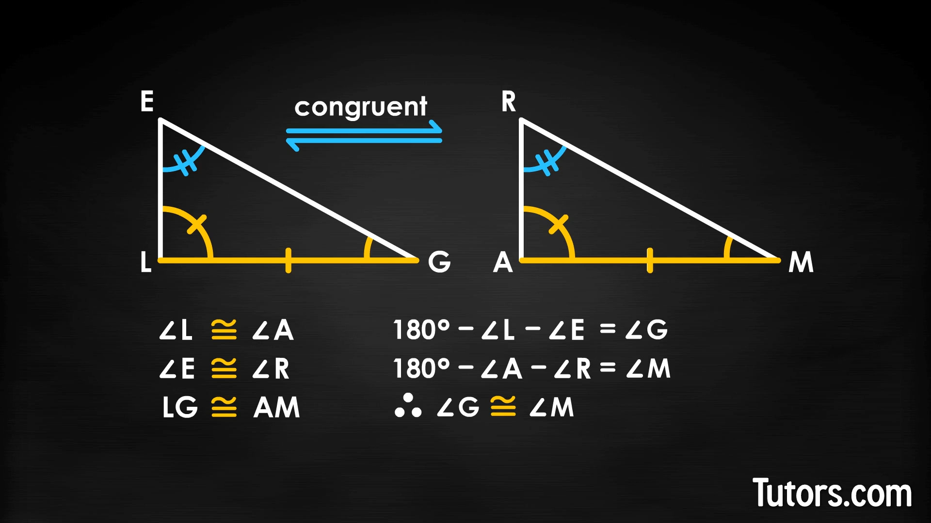 Example of aas congruence postulate