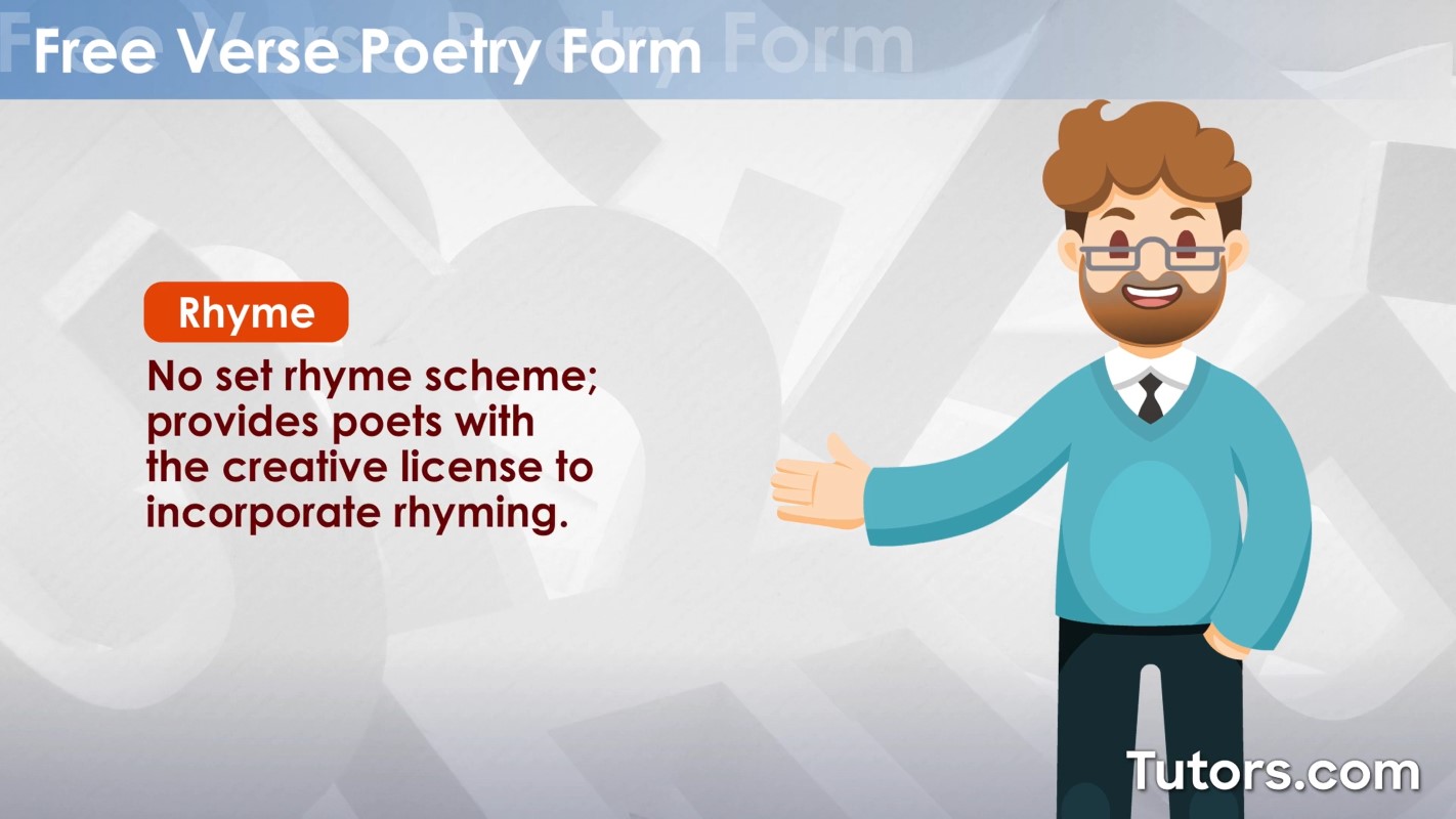 Free Verse Definition Form And Examples 60 OFF