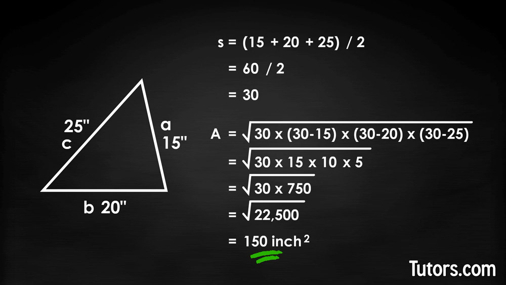 Heron's Formula Proof