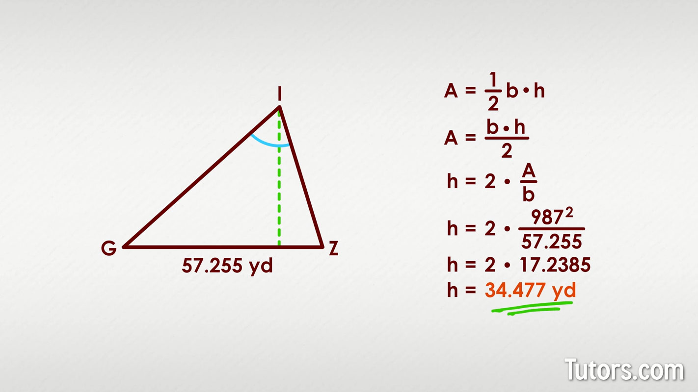 How to Find the Height of a Triangle (Right, Equilateral, Isosceles)