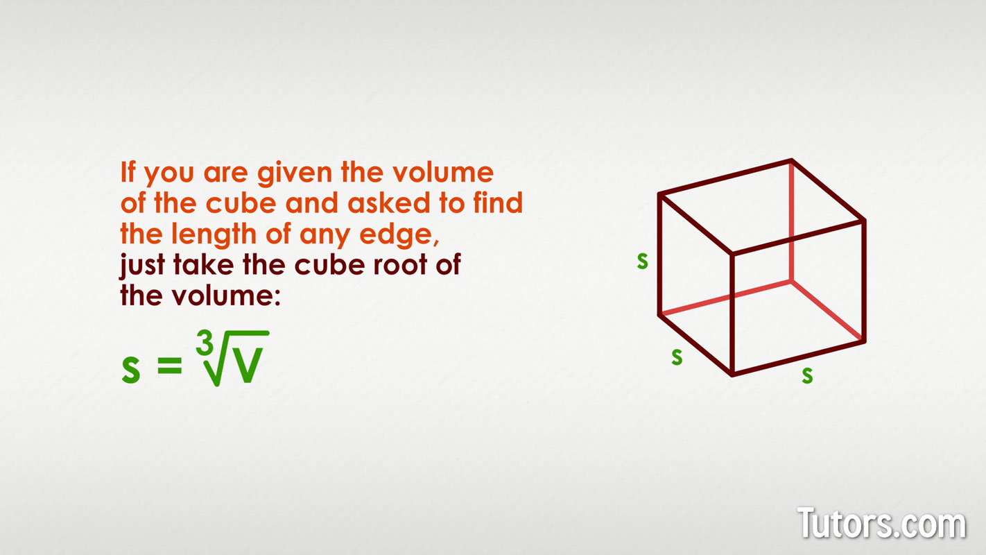 How to find length, width, and height from volume formula