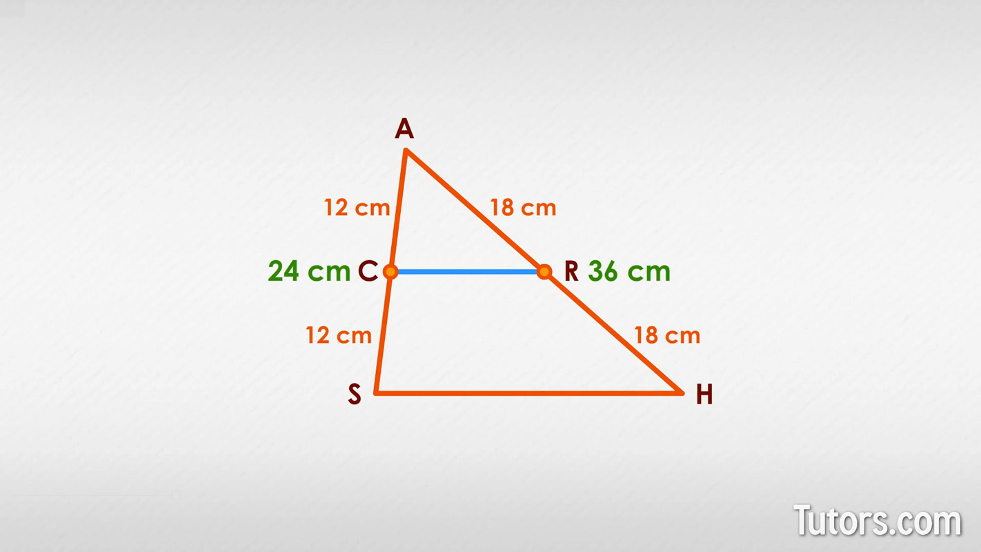 Midsegment of a triangle