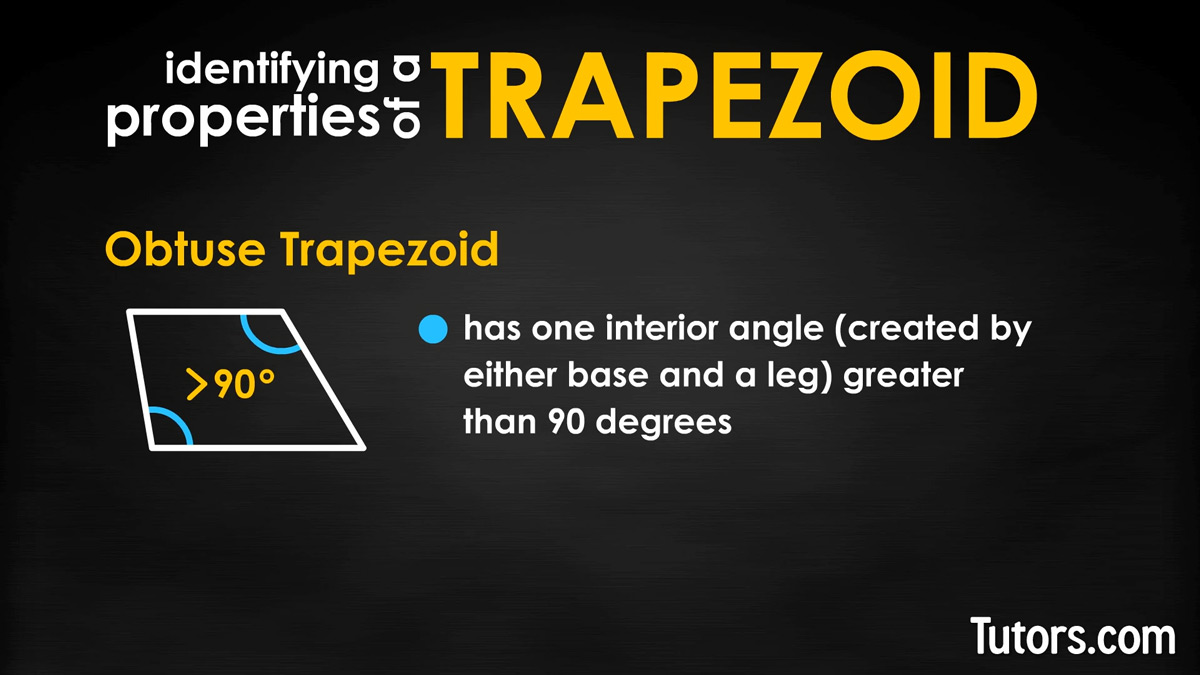 Obtuse trapezoid