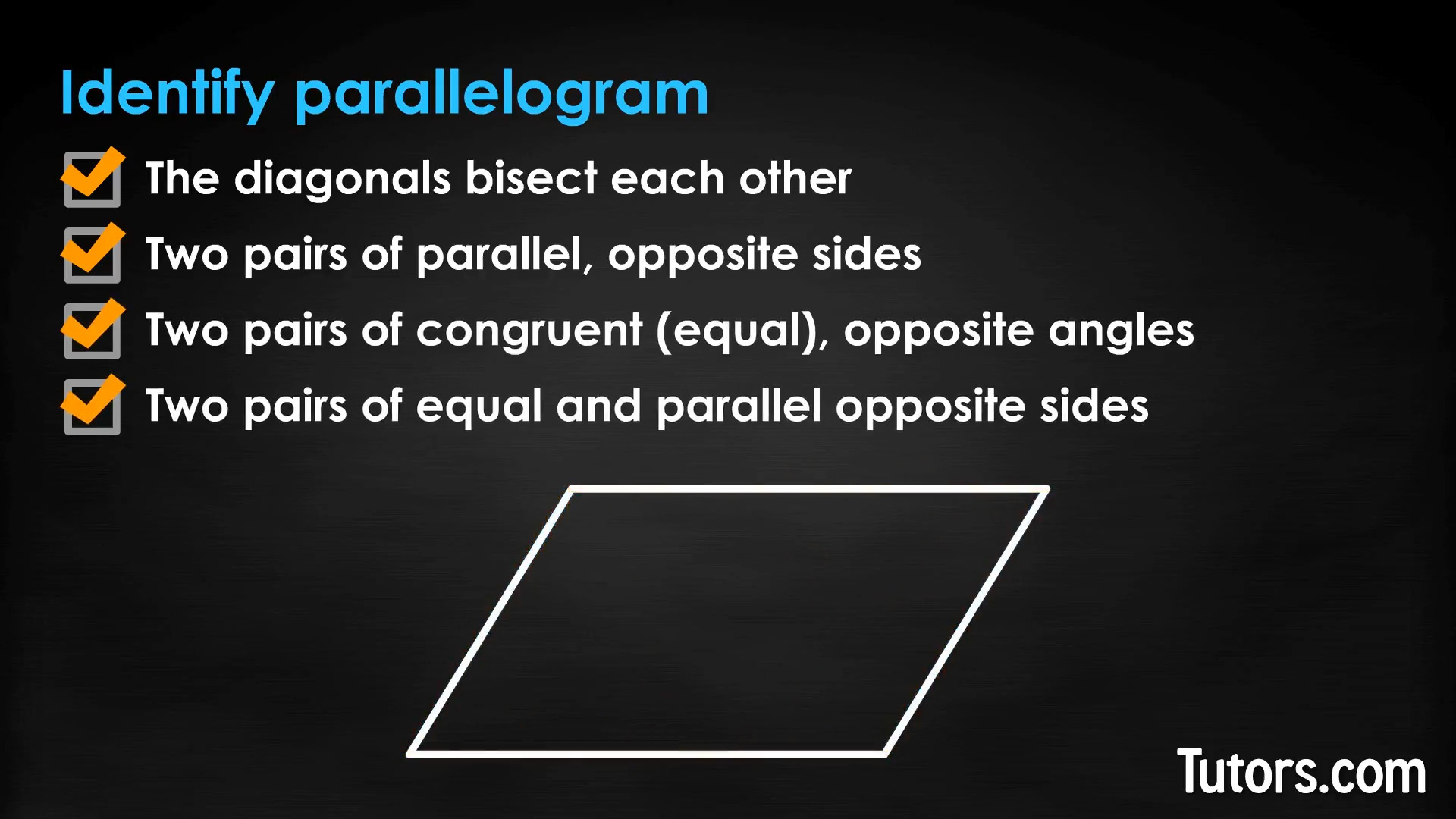 Parallelogram Properties