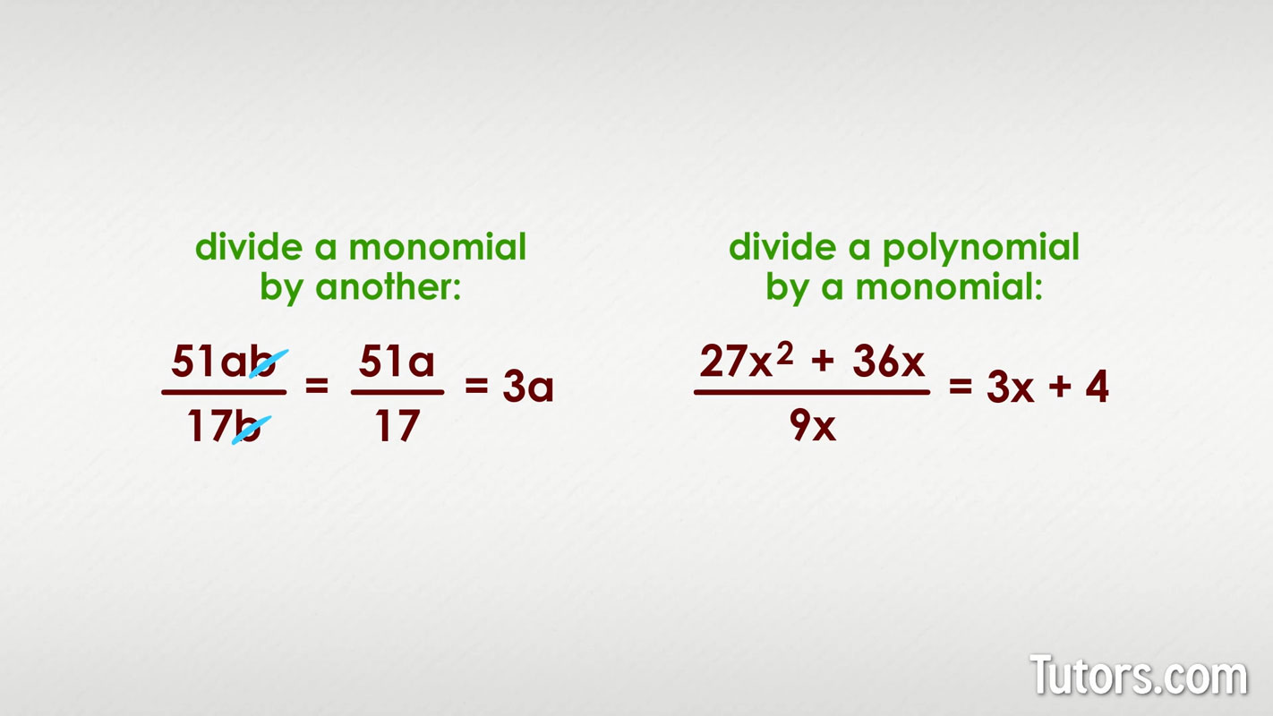 Polynomial divided by polynomial