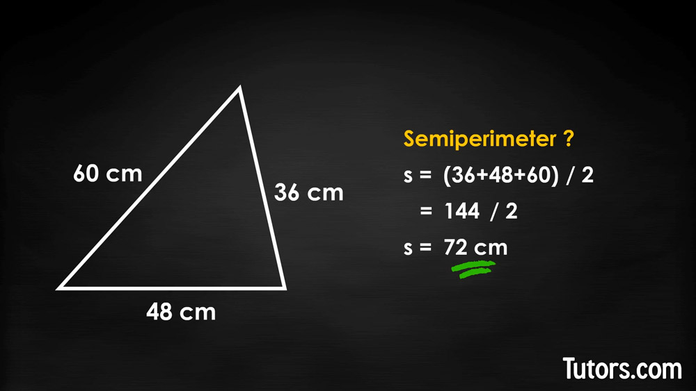 Semiperimeter of a triangle