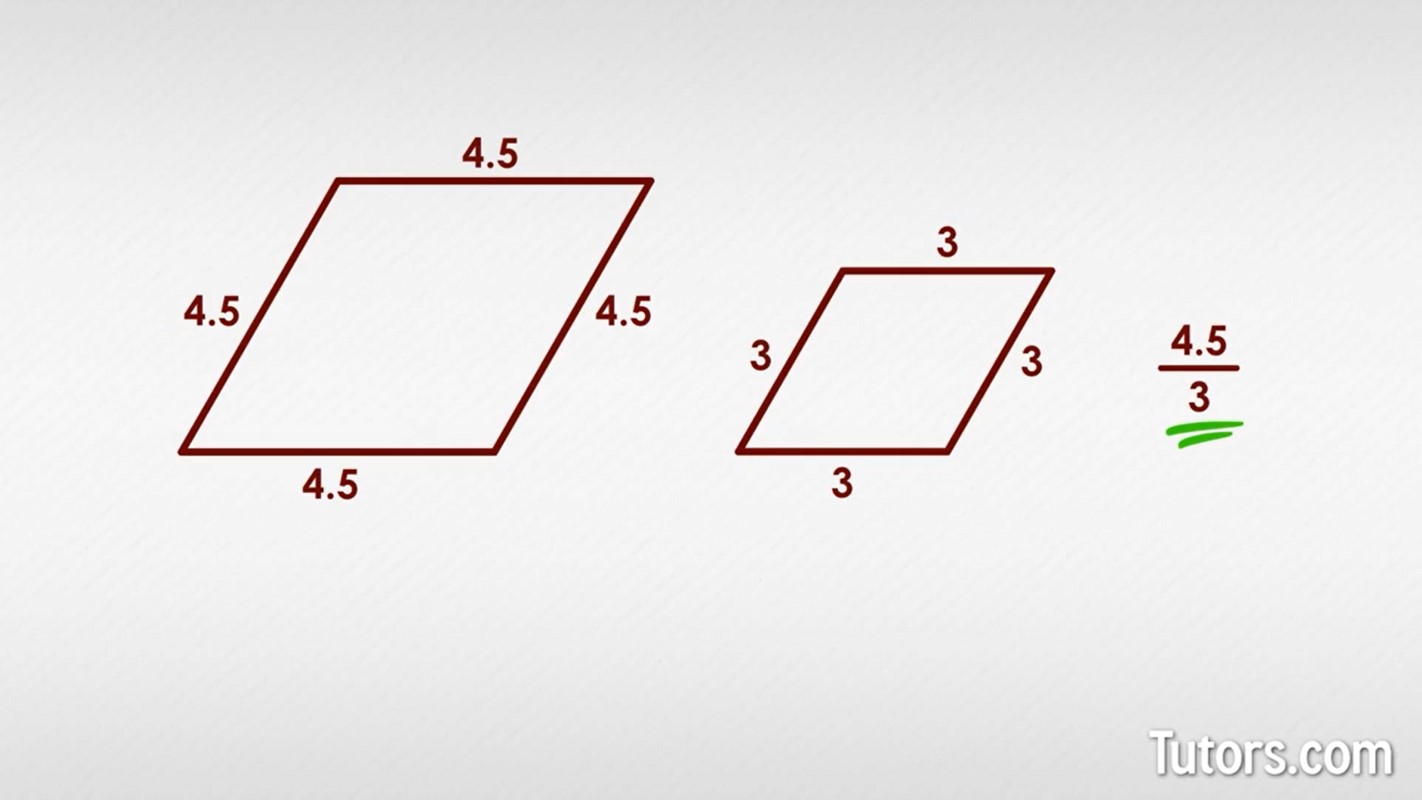 Similar rhombuses