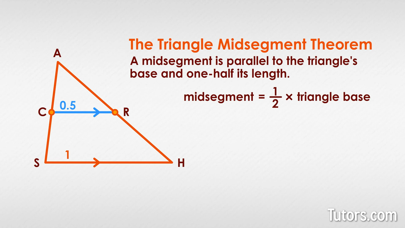 Midsegment Of A Triangle Theorem Formula And Video 6854