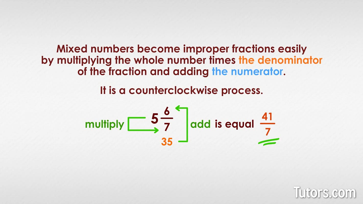 how to make 17 15 into a mixed number